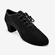 So Danca Soulier de danse latine, So Danca BL-302, soulier de pratique fermé et lacé, talon 1.5 po.