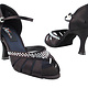 very fine Soulier de « Ballroom » Very Fine CD6801, Talon 3 po., Bout ouvert avec rhinestone