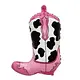 "Pink Country Dance Boot" balloon, helium quality, NH38499629