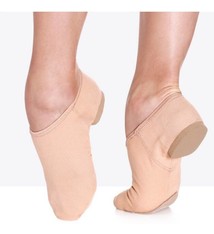 So Danca Soulier Jazz So Danca JZ-75L, Bi-semelles "split sole", Canevas, Style "Slip On"