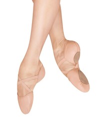 Bloch Demi-pointe Bloch ES0250L "Elasto Split-X", "Elastic Arch", En cuir