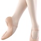 Bloch Demi-pointe Bloch S0259L, Bi-semelles "Split-sole", Bout en cuir, Talon en "Stretch Spandex"