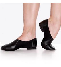 So Danca Soulier Jazz So Danca JZ-76S, Taille enfant, Bi-semelles "split sole", Dessus en cuir, Style "Slip On"