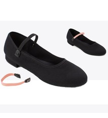 So Danca So Danca RO-01L, Soulier de pratique, Talon bas, Dessus en canevas, Semelle en suède, Économique