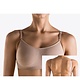 So Danca Adult dance bra  So Danca UG-204, with nude and clear adjustable straps