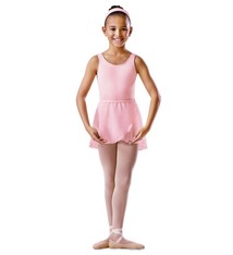 Bloch Jupe Bloch BU601C, Croisée sur bande élastique, Chiffon