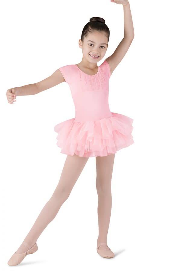 Bloch Robe tutu Bloch CL8012, Manches courtes, Ouverture en cœur au dos