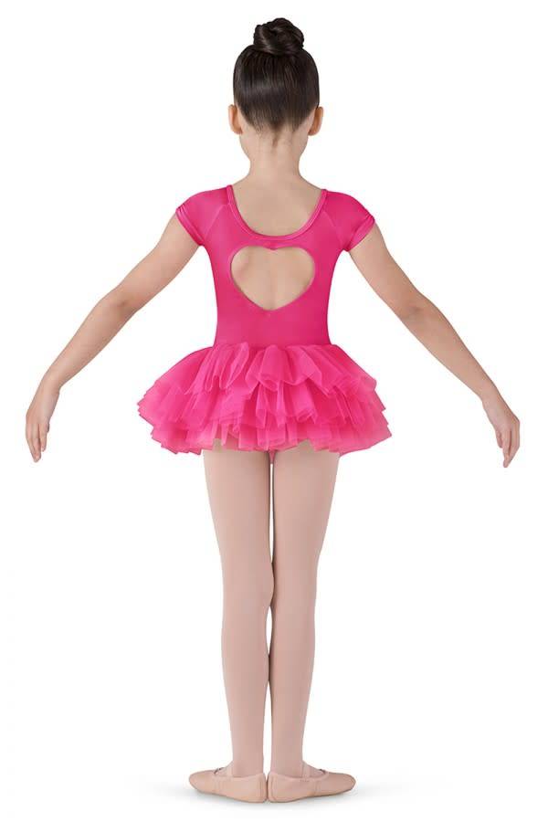 Bloch Robe tutu Bloch CL8012, Manches courtes, Ouverture en cœur au dos