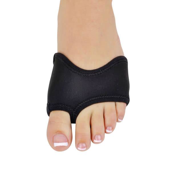 DanzNmotion Foot Thong Danshuz 6424, Black neoprene