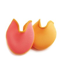 bunheads Embouts de pointes Capezio BH1095PM "Ouch Pouch", Gel et polyester, Couleur PKM/Pink Melon, Large (7-10)