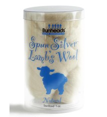bunheads Spun Silver Lamb's Wool Capezio BH400, 1 oz.