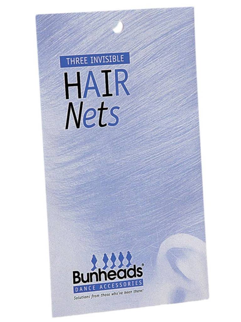 bunheads Hair Net Capezio BH422, Color: MBR medium brown, 3 per package