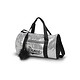DanzNmotion Sac Danshuz B452, "Sequin Duffle", Avec pompon porte-clef, Couleur:  paillette argent et noir