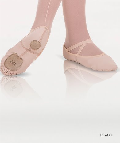 Angelo Luzio Ballet shoes Angelo Luzio 248A, Split sole, Stretch canvas, No drawsting