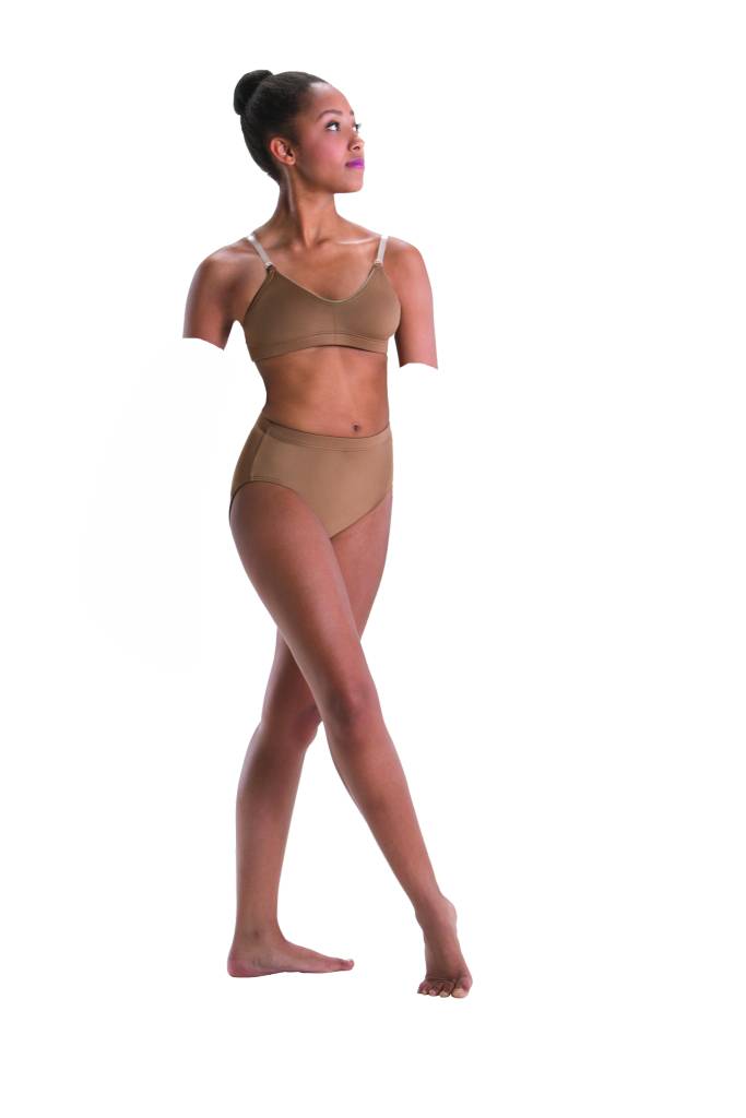 Motionwear Sous-maillot Motionwear 2492, Bretelles beiges et transparentes ajustables