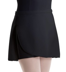 Motionwear Short Wrap Tie Crepe Skirt Motionwear 1021