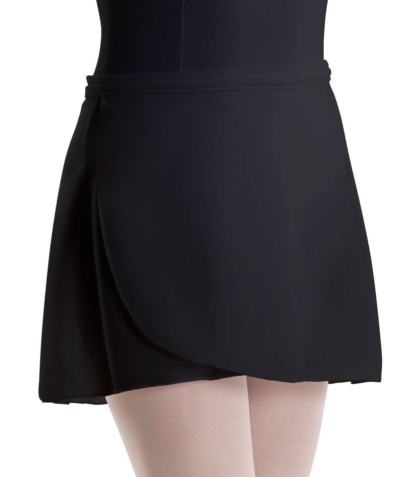 Motionwear Short Wrap Tie Crepe Skirt Motionwear 1021