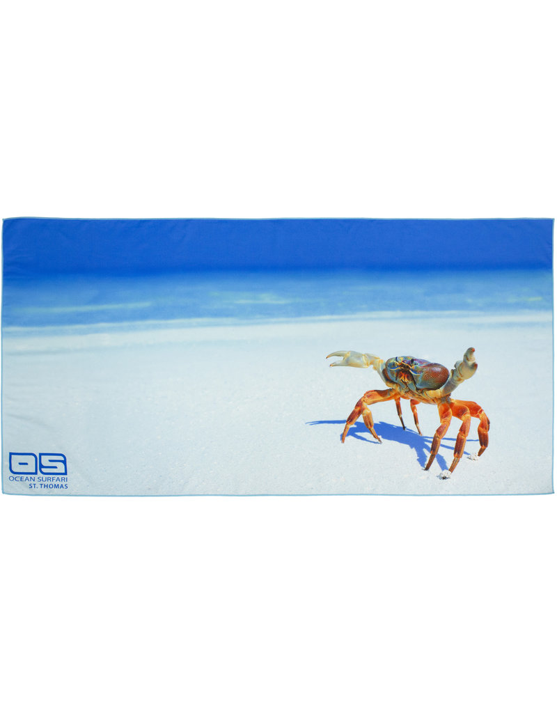 Ocean Surfari Party Crab Towel