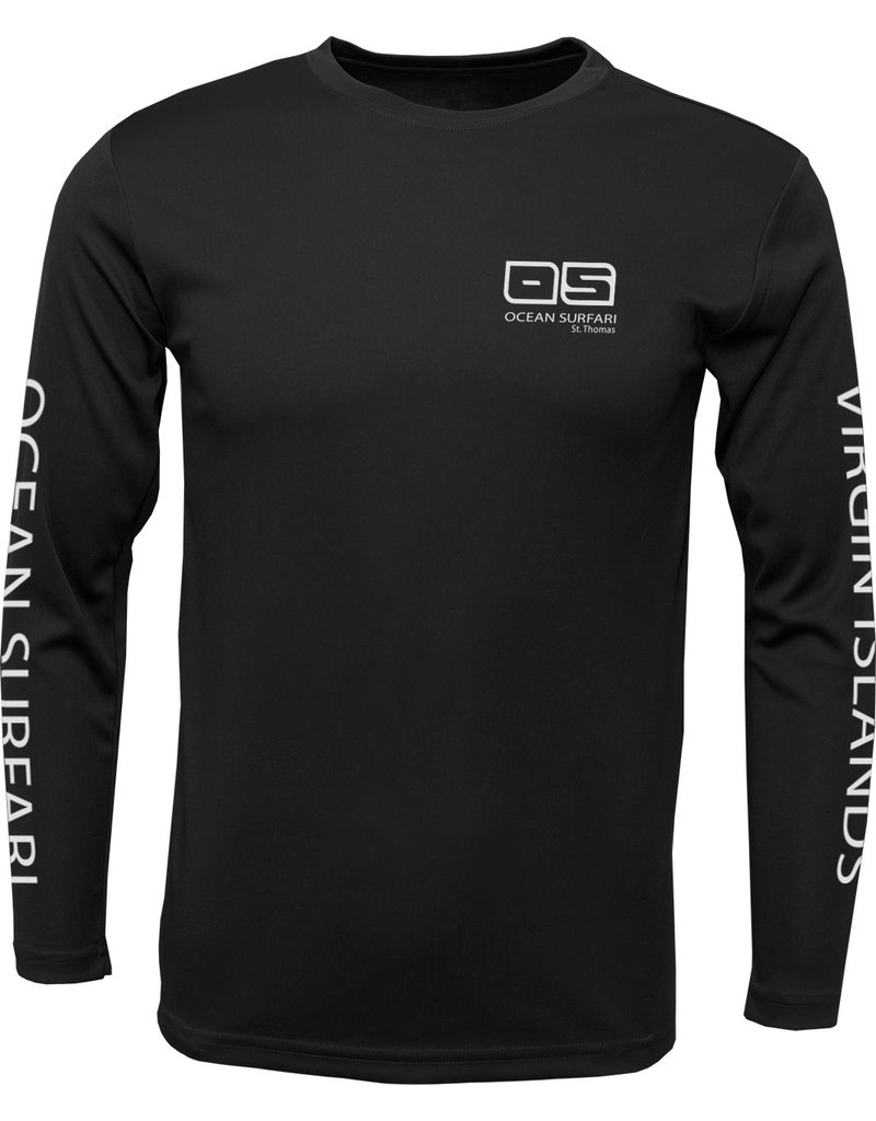 Ocean Surfari OS SPF 50+ Performance Men's LS Black