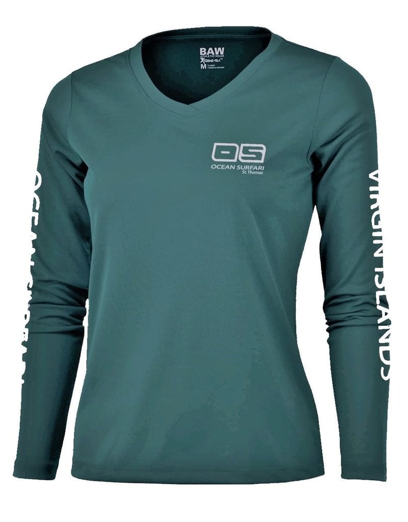 Ocean Surfari OS SPF 50+ Performance Lad LS Teal