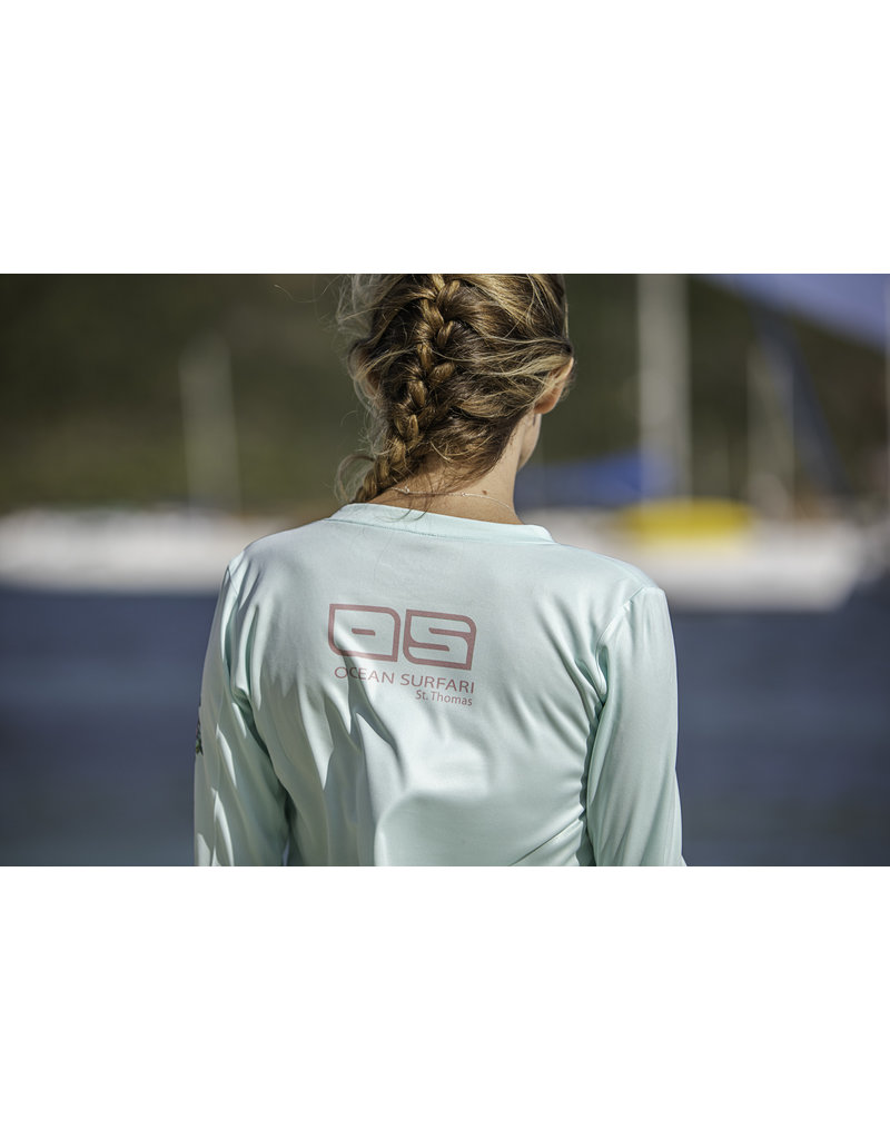 Youth Turtle SPF50 Rash Guard - Seafoam, XS / Seafoam