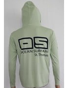 Ocean Surfari OS SPF 50+ Performance Men's Hoodie Seafoam