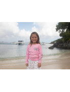 Ocean Surfari OS SPF 50+ Performance Youth LS Lt Pink