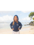 Ocean Surfari OS SPF 50+ Performance Youth Hoodie Navy