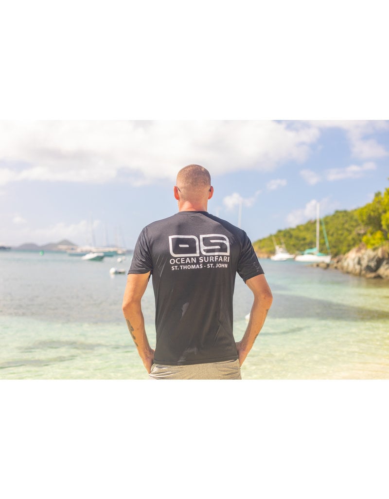 Ocean Surfari OS SPF 50+ Performance Men's SS Black