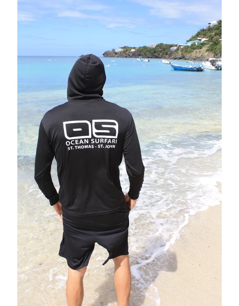 OS SPF 50+ Performance Men's Hoodie Royal - Ocean Surfari