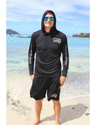 OS SPF50+ Performance Men's Black Hoodie