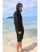 OS SPF 50+ Performance Men's Hoodie Black