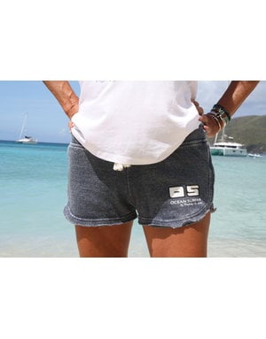 Ocean Surfari Ladies Burnout Short Deep Navy