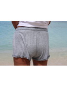 Ocean Surfari Ladies Hacci Fleece Shorts HT Blue
