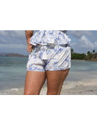 Ocean Drive Fashion Short Fiji Blue Print
