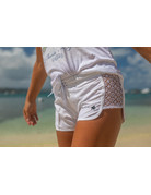 RS Open Side Lace Short WHITE
