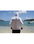 Ocean Surfari OS SPF 50+ Performance Men's Hoodie White Water