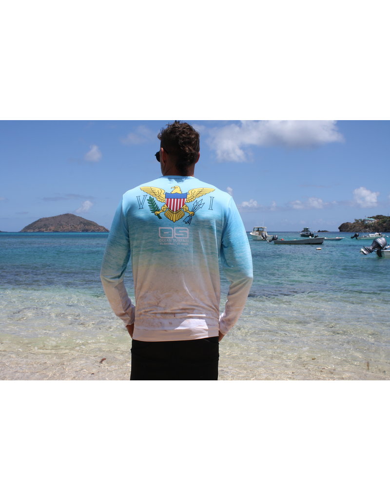 Ocean Surfari OS SPF 50+ Performance Men's LS Beach