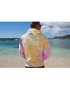 Ocean Surfari Men's O/S Tie-Dye P/O Hoodie Yellow/Pink/Gray