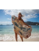 Ocean Surfari VI Map Towel