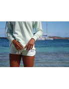 Ocean Surfari Ladies Burnout Short Malibu Mint