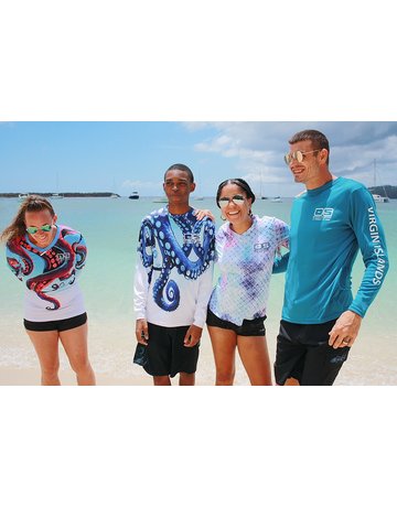 Ocean Surfari OS SPF 50+ Performance Men's LS BB Octopus