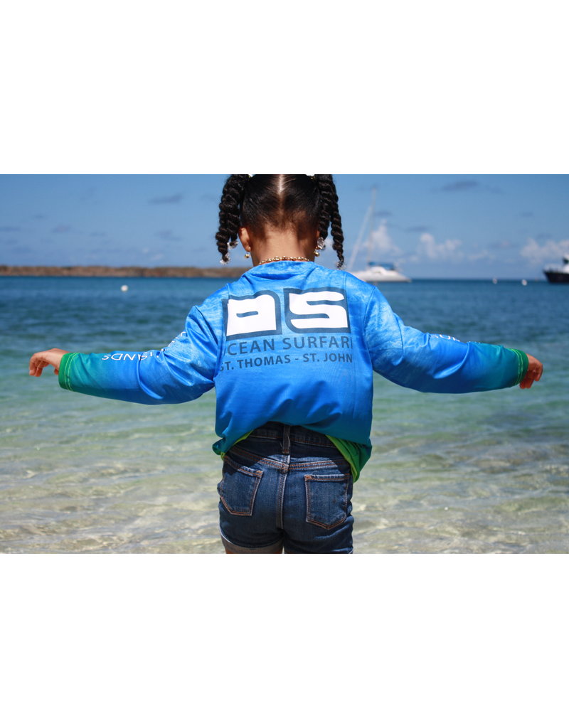 Ocean Surfari OS SPF 50+ Performance Youth LS Mahi