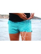 Ocean Surfari H2O Magic Print Ladies Boardshort - Turquoise