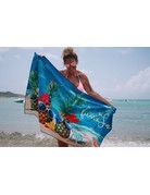 Ocean Surfari Social Pineapple Towel