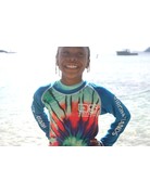 Ocean Surfari OS SPF 50   Performance Youth LS Royal Tie Dye