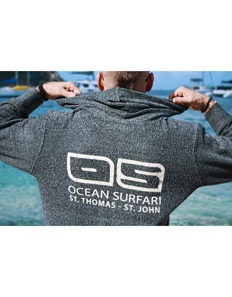 Ocean Surfari Men's Loop Terry Hoodie Charcoal