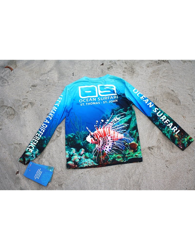 Uzzi OS SPF 50+ Performance Youth LS Lionfish