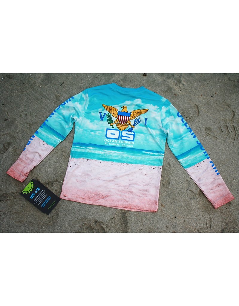 Uzzi OS SPF 50+ Performance Youth LS Beach