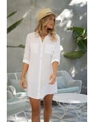 Blanco by Nature Women's Shirt Dress - White